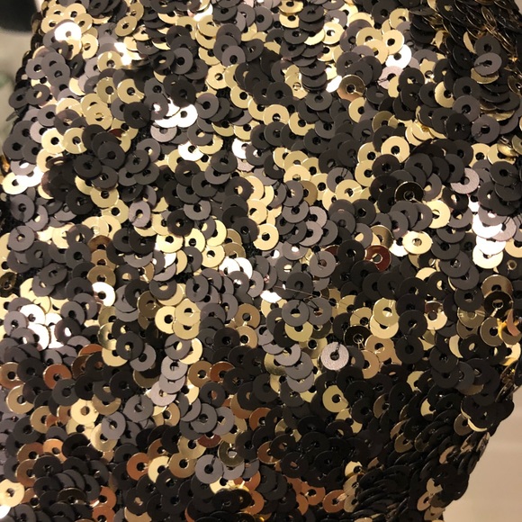 Arden B black and gold sequin dress - Picture 4 of 8